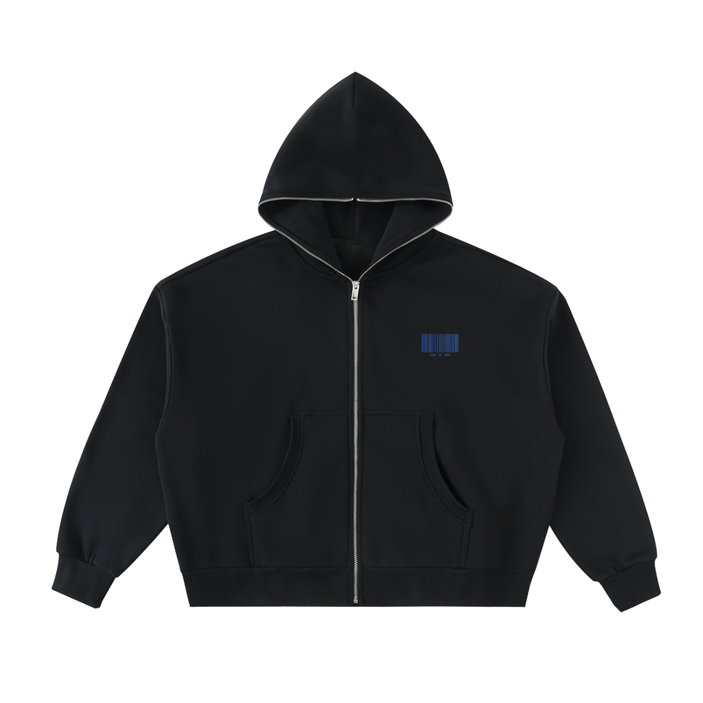 barcode Full-Zip Hoodie